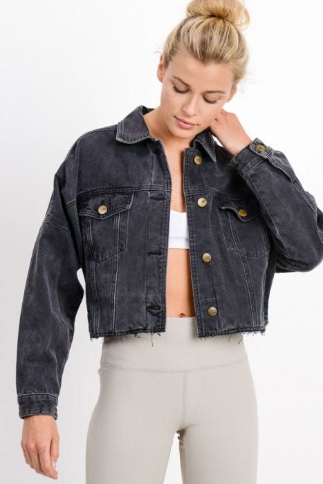 Charcoal Denim Jacket